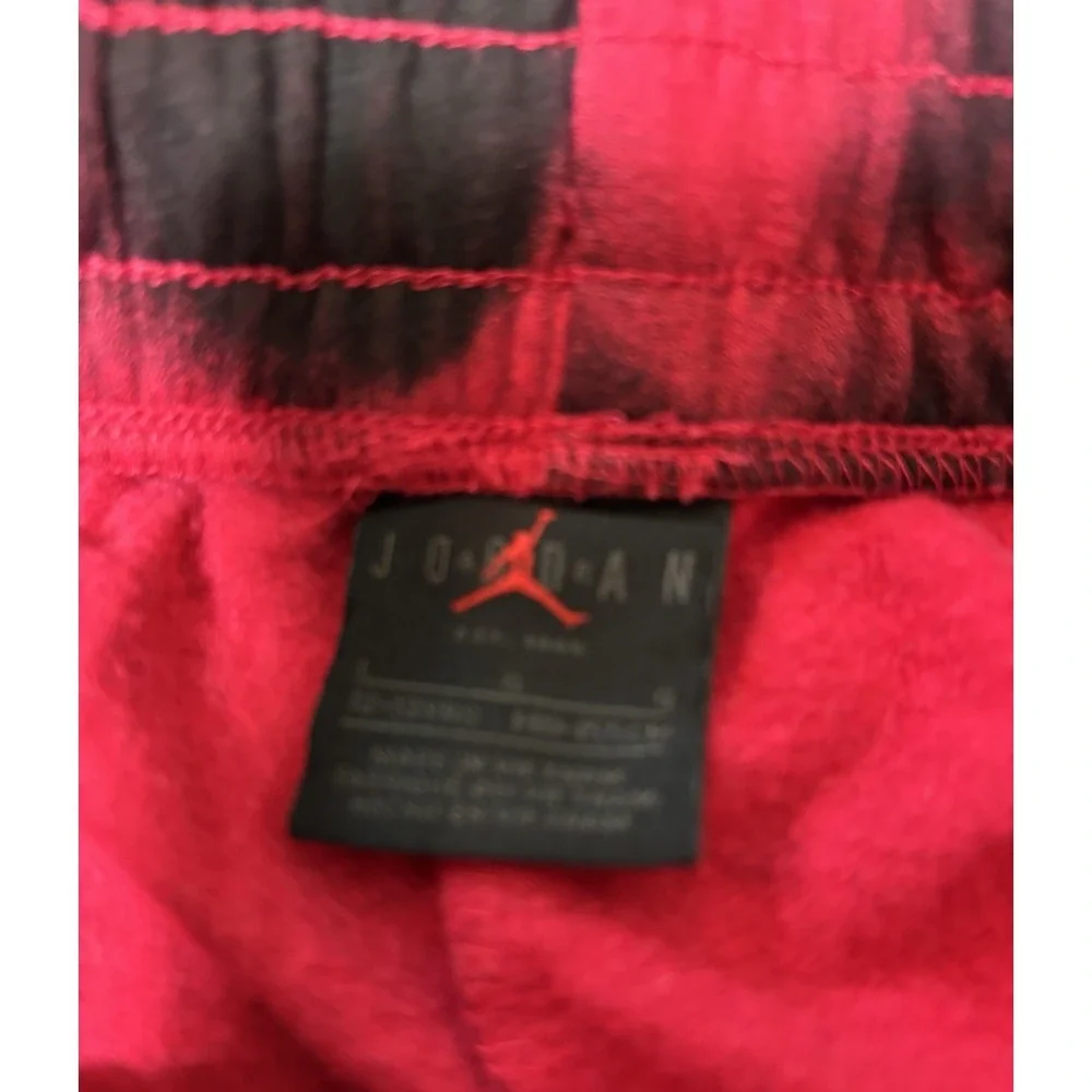 KidsNike Jordan Sweat Pants And Hoodie Set Size L Red And Black
